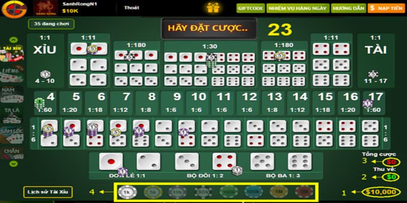 Một số lưu ý quan trọng ở cách chơi Tài Xỉu tại B52CLUB